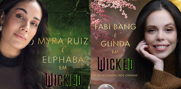 Myra Ruiz e Fabi Bang dublam o filme Wicked