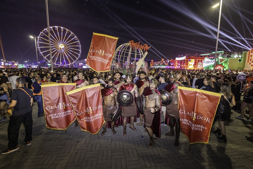 Paramount leva gladiadores ao Rock in Rio 2024